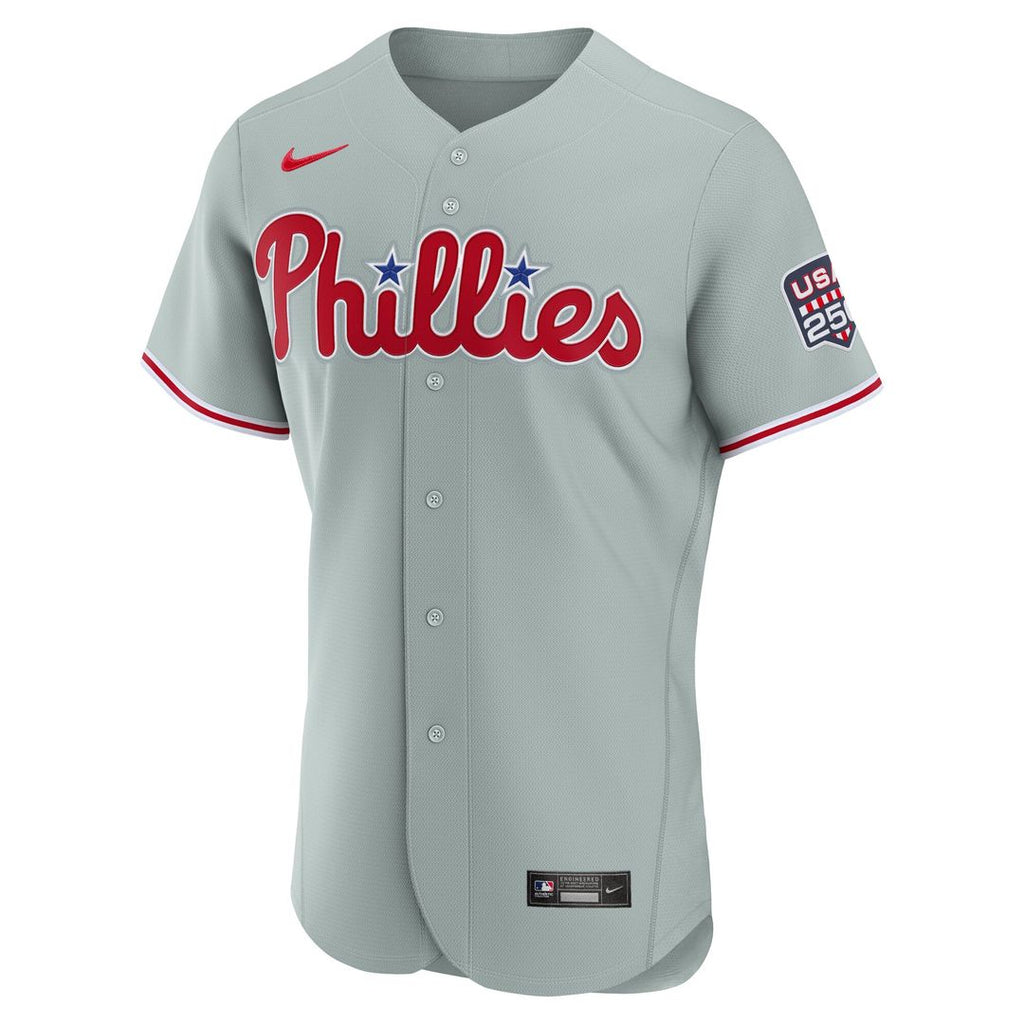 Fourth of July Philadelphia Phillies Bryce Harper Nike Gray USA 250 Authentic Jersey product image 2, provided for visual