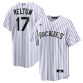 Colorado Rockies Todd Helton Nike White Home Retired Player Replica Jersey product image 1, provided for visual reference