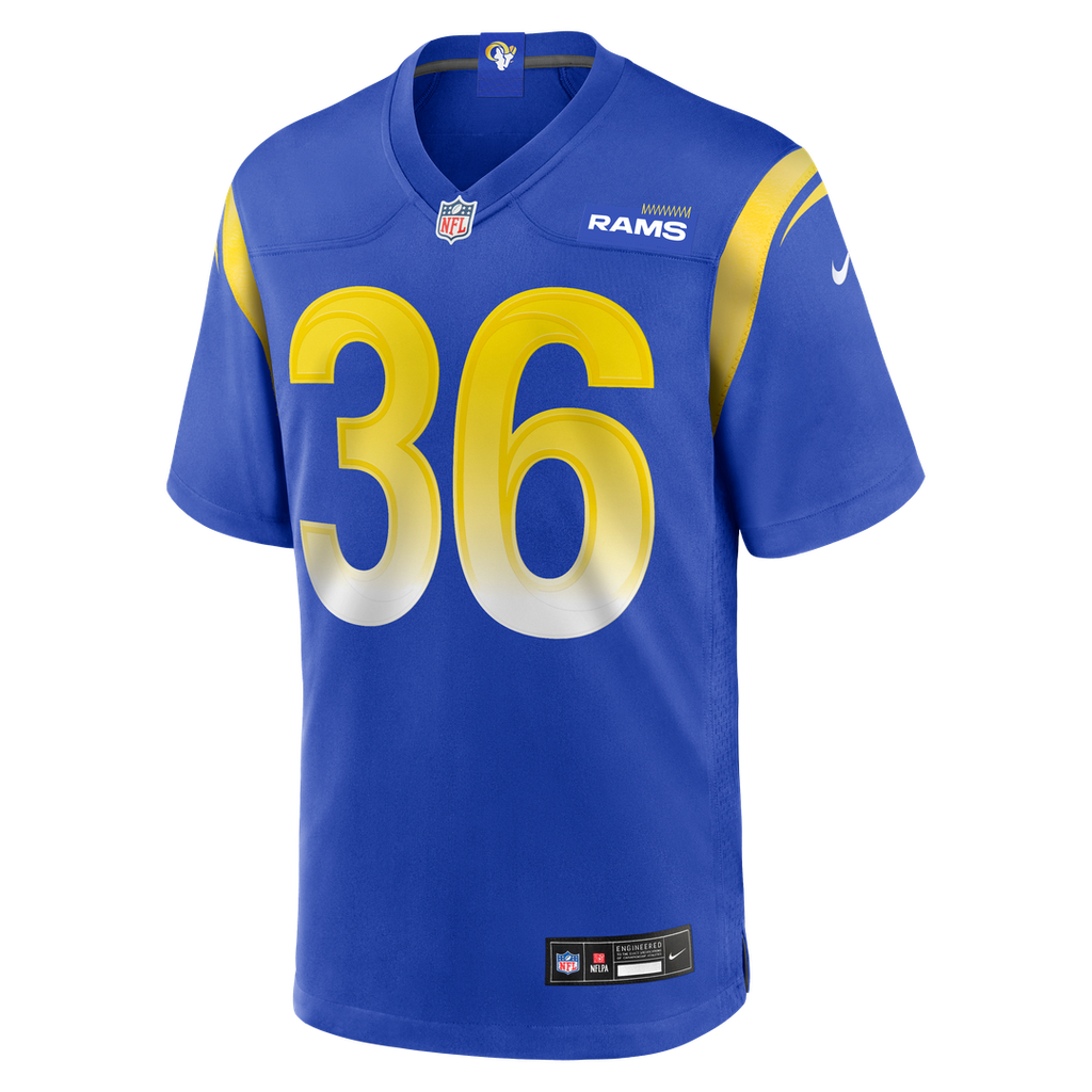 Los Angeles Rams Jerome Bettis Nike Royal Game Retired Player Jersey product image 2, provided for visual reference and