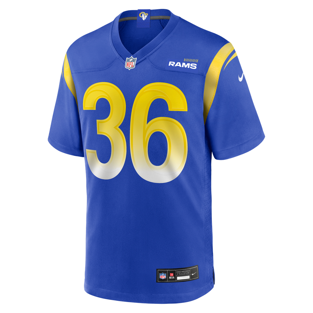 Los Angeles Rams Jerome Bettis Nike Royal Game Retired Player Jersey product image 2, provided for visual reference and