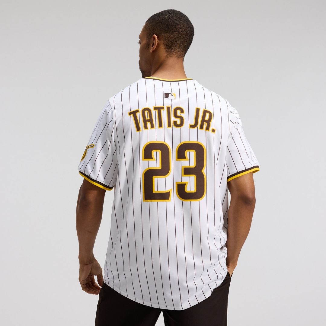 San Diego Padres Fernando Tatis Jr. Nike White Home Limited Player Jersey product image 3, provided for visual reference and