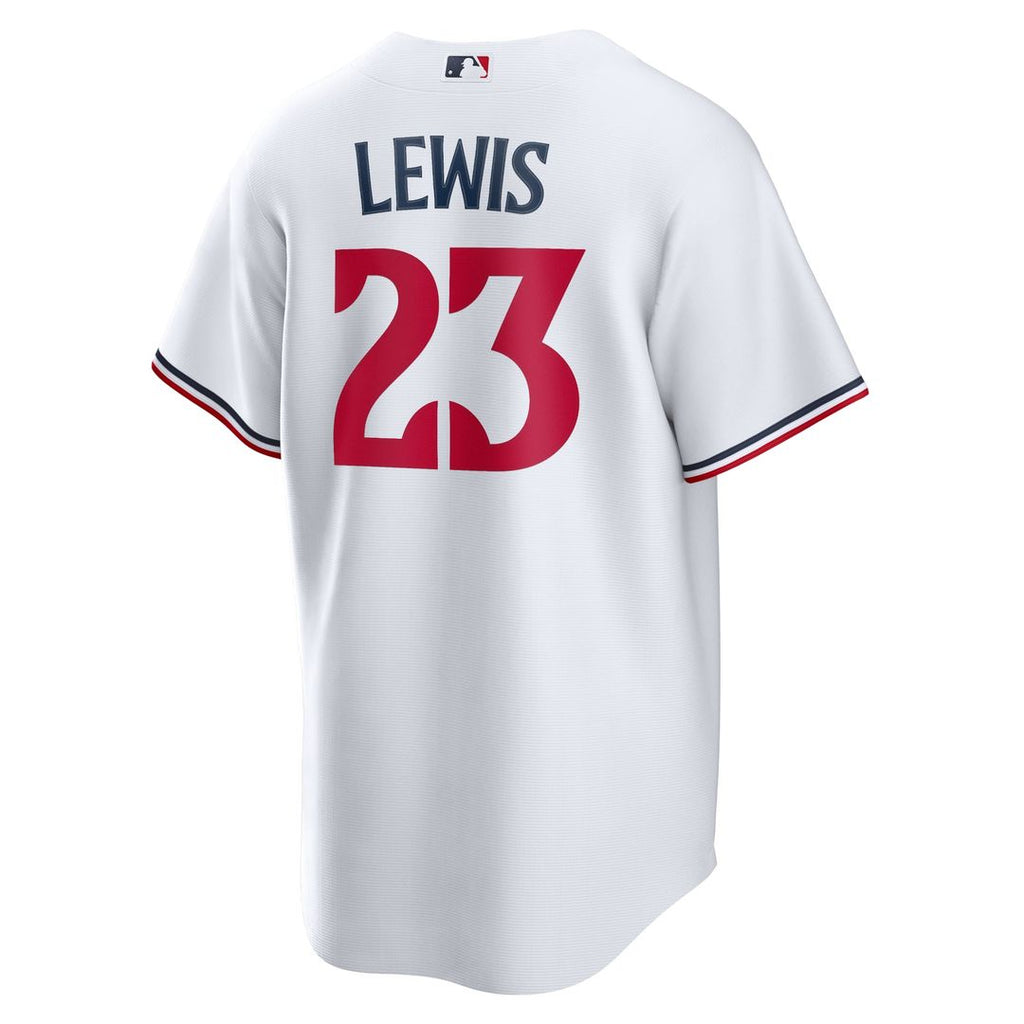 Minnesota Twins Royce Lewis Nike White Replica Player Jersey product image 3, provided for visual reference and product