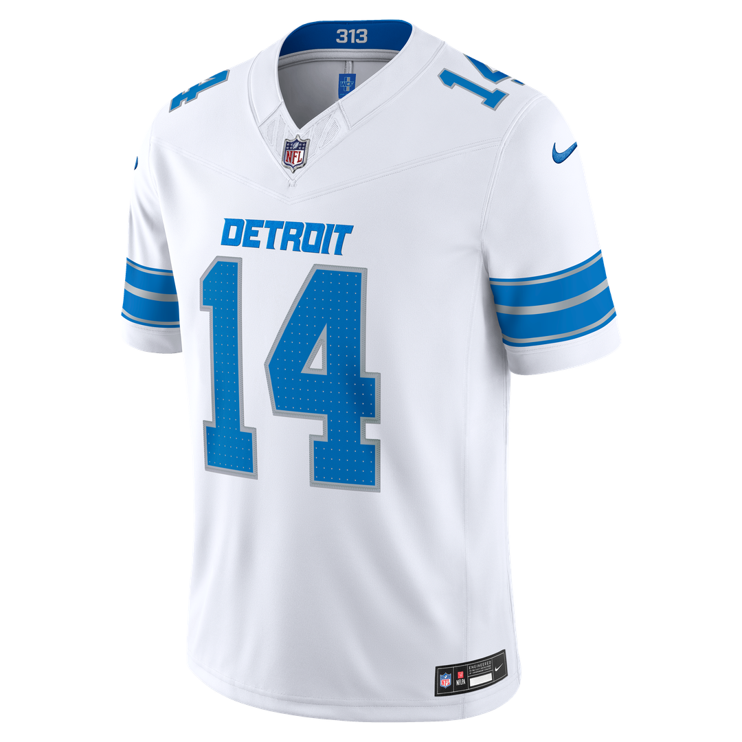 Detroit Lions Amon-Ra St. Brown Nike White Vapor F.U.S.E. Stitched Limited Jersey product image 5, provided for visual