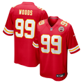 Kansas City Chiefs Peter Woods Nike Red Team Game Jersey product image 1, provided for visual reference and product detail