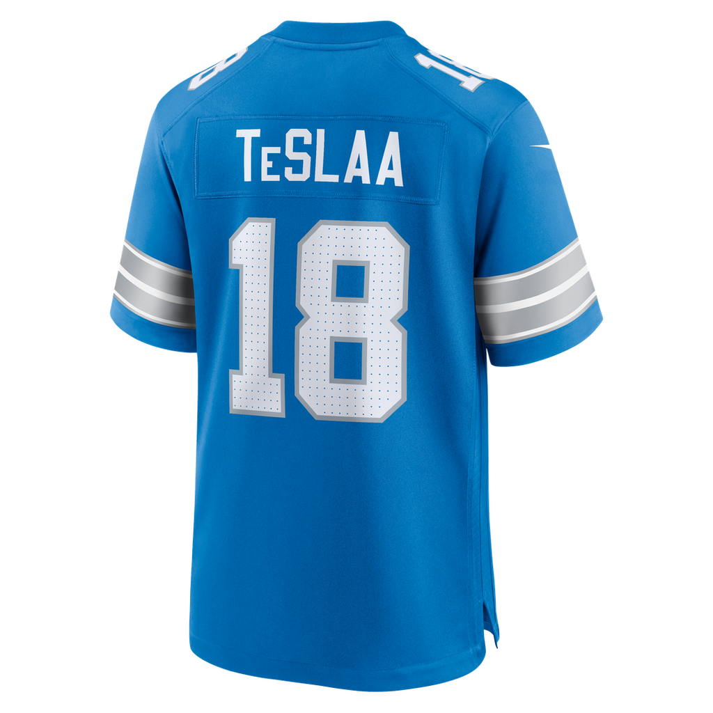 Detroit Lions Isaac TeSlaa Nike Black Alternate Game Player Jersey product image 15, provided for visual reference and