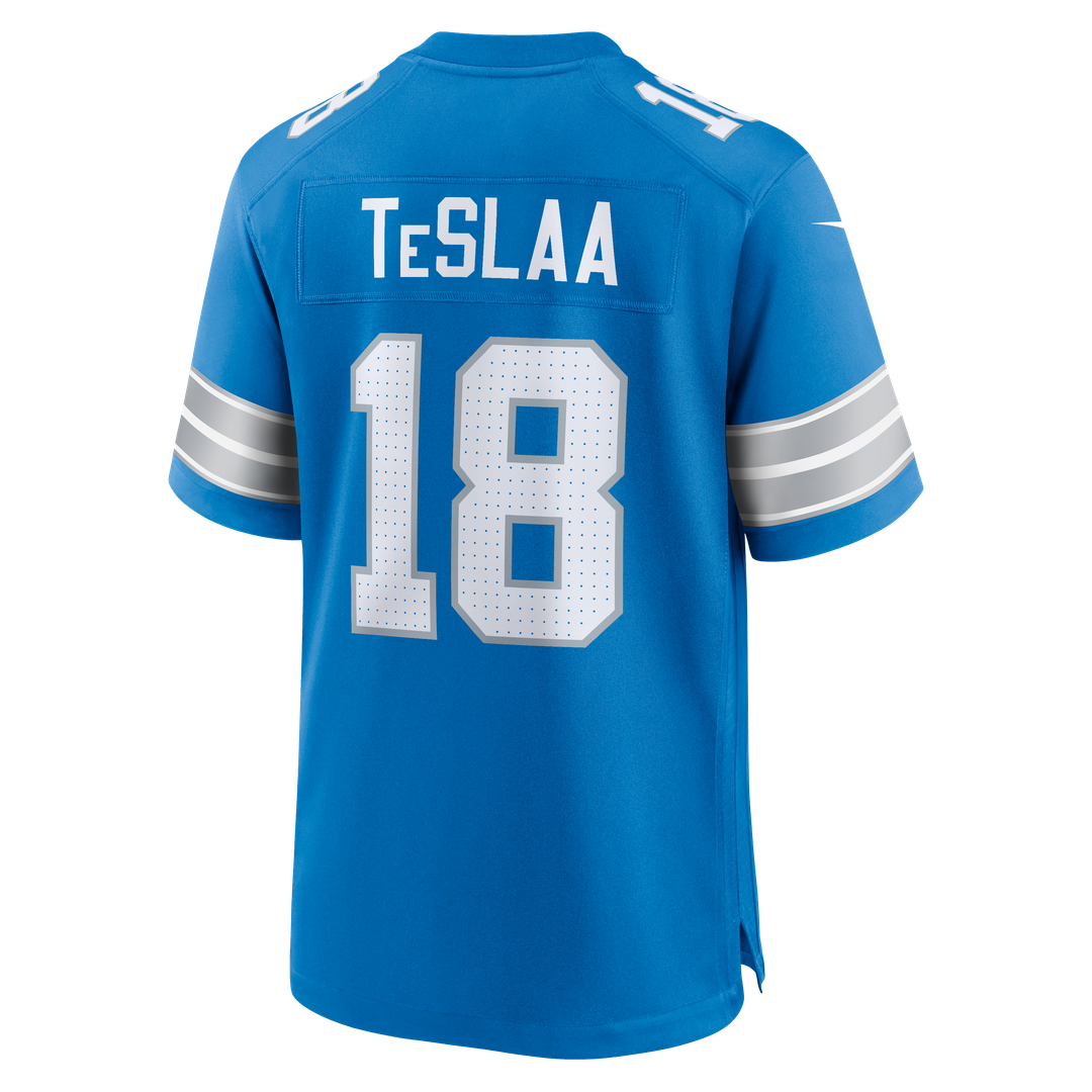 Detroit Lions Isaac TeSlaa Nike Black Alternate Game Player Jersey product image 15, provided for visual reference and