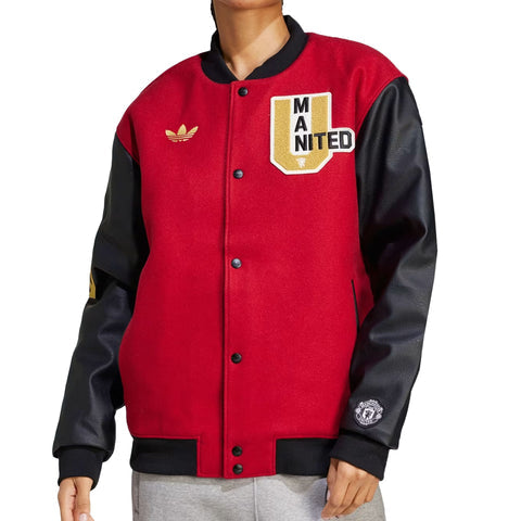 Adidas Mufc Vrct Jkt Red Jf0366 product image 1, provided for visual reference and product detail review