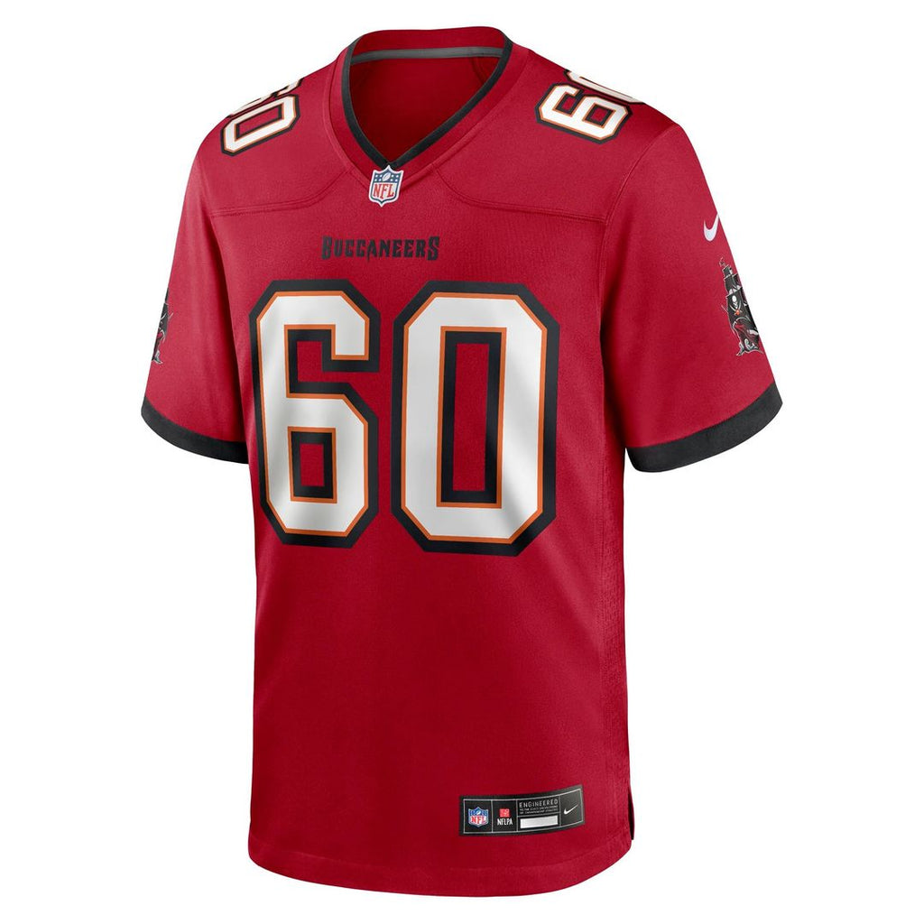 Tampa Bay Buccaneers Haggai Ndubuisi Nike Red Team Game Jersey product image 4, provided for visual reference and product
