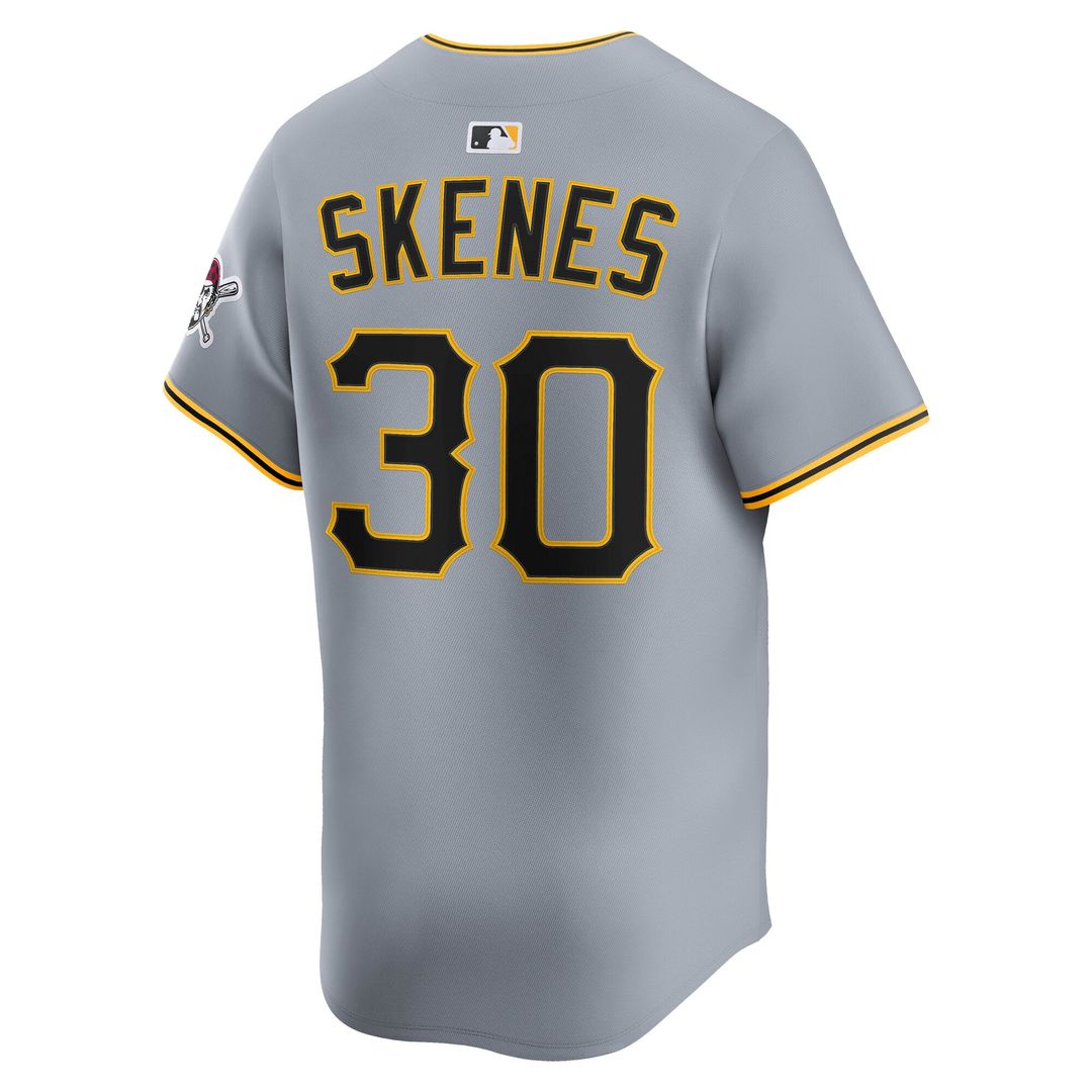 Pittsburgh Pirates Paul Skenes Nike White Home Limited Player Jersey product image 9, provided for visual reference and