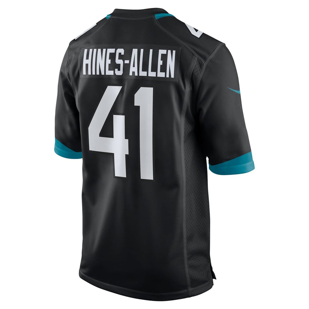 Jacksonville Jaguars Josh Hines-Allen Nike Black Alternate Game Jersey product image 3, provided for visual reference and