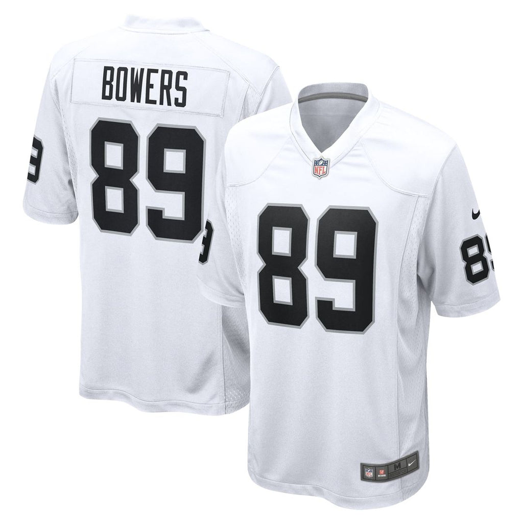 Las Vegas Raiders Brock Bowers Nike Black Player Game Jersey product image 29, provided for visual reference and product