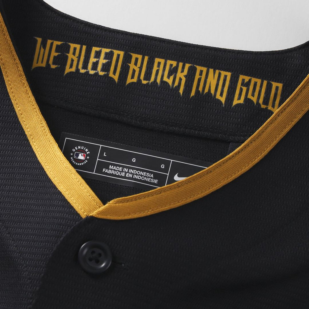 Pittsburgh Pirates Nike Black 2026 City Connect Stadium Jersey product image 4, provided for visual reference and product
