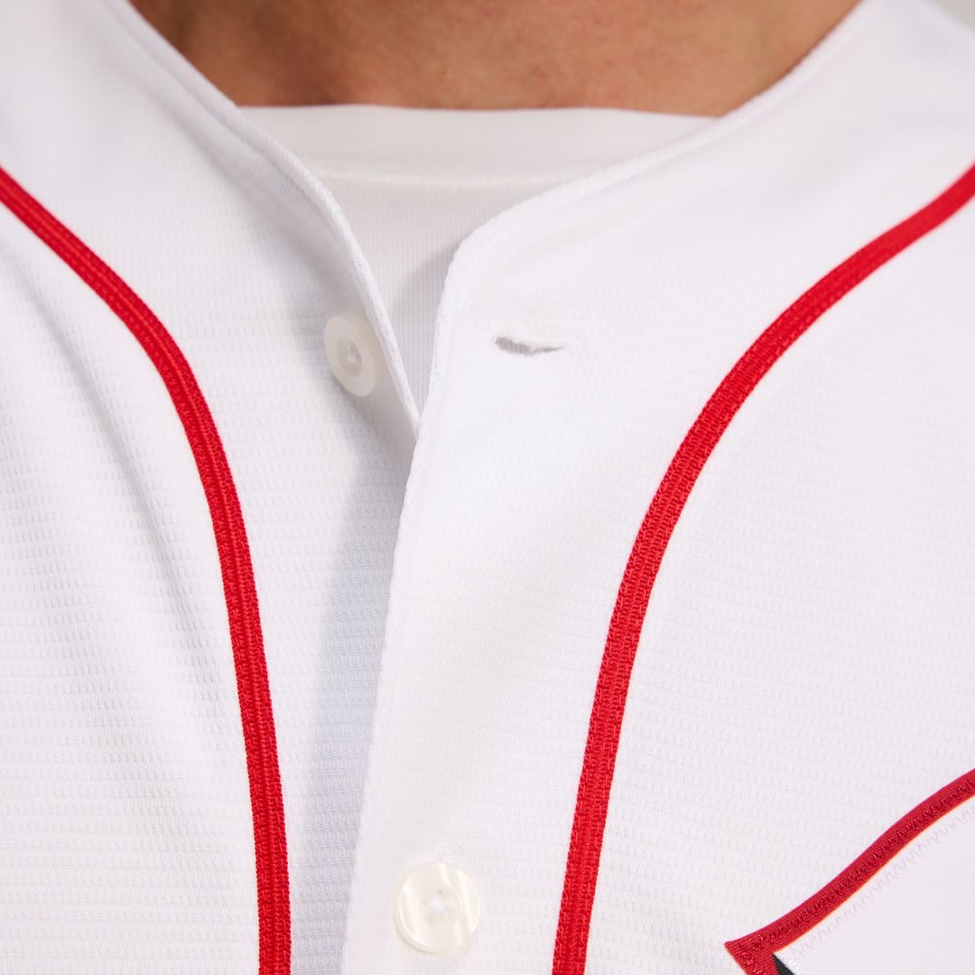 Cincinnati Reds Nike White Home Replica Team Jersey product image 10, provided for visual reference and product detail review