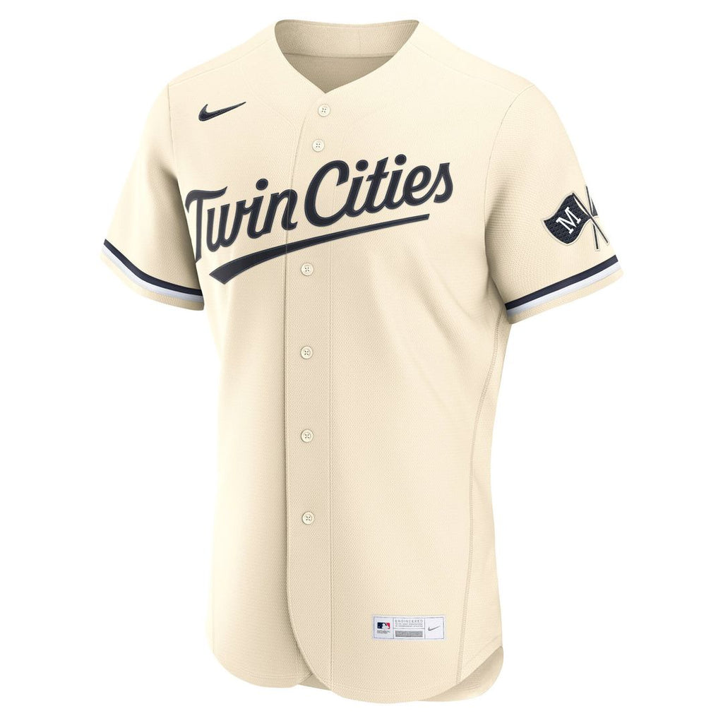 Minnesota Twins Nike White Home Authentic Jersey product image 8, provided for visual reference and product detail review