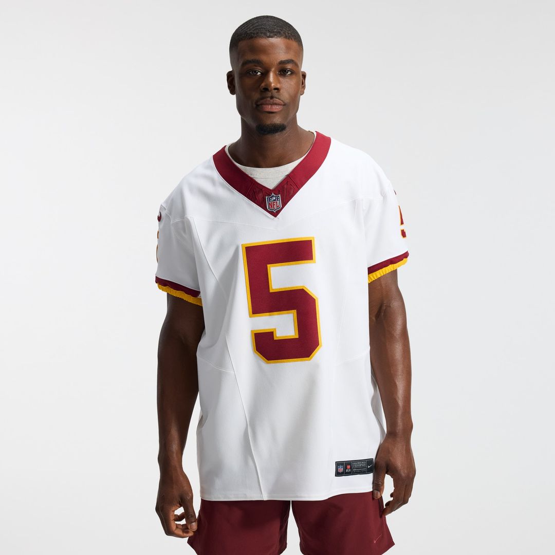 Washington Commanders Jayden Daniels Nike White Alternate 2 Super Bowl Era Vapor F.U.S.E. Elite Jersey product image 2,