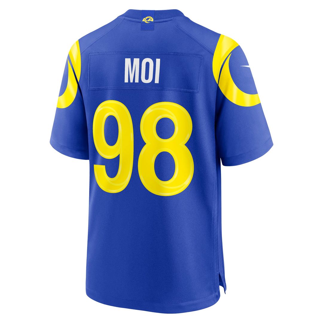 Los Angeles Rams Jaxson Moi Nike Royal Game Jersey product image 3, provided for visual reference and product detail review