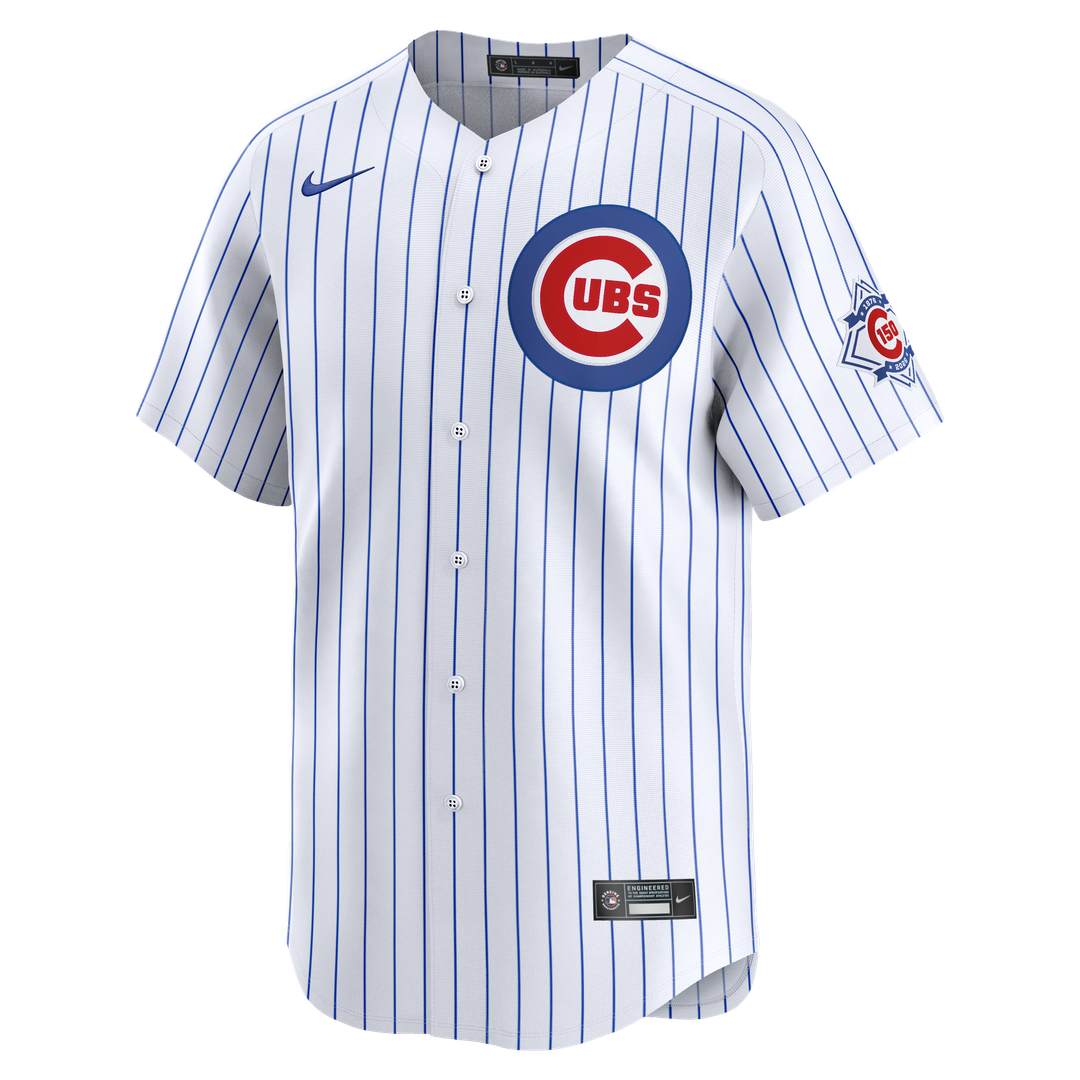 Chicago Cubs Pete Crow-Armstrong Nike White 150th Anniversary Limited Jersey product image 2, provided for visual reference