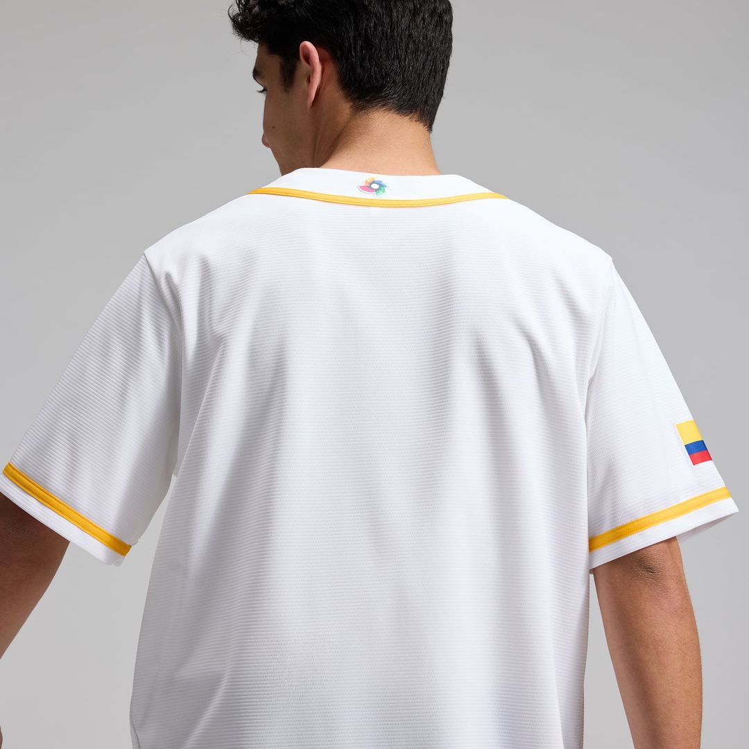 Colombia Baseball Nike White 2026 World Baseball Classic Home Stadium Jersey product image 5, provided for visual reference