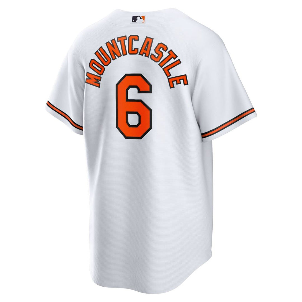 Baltimore Orioles Ryan Mountcastle Nike White Home Replica Jersey product image 3, provided for visual reference and product