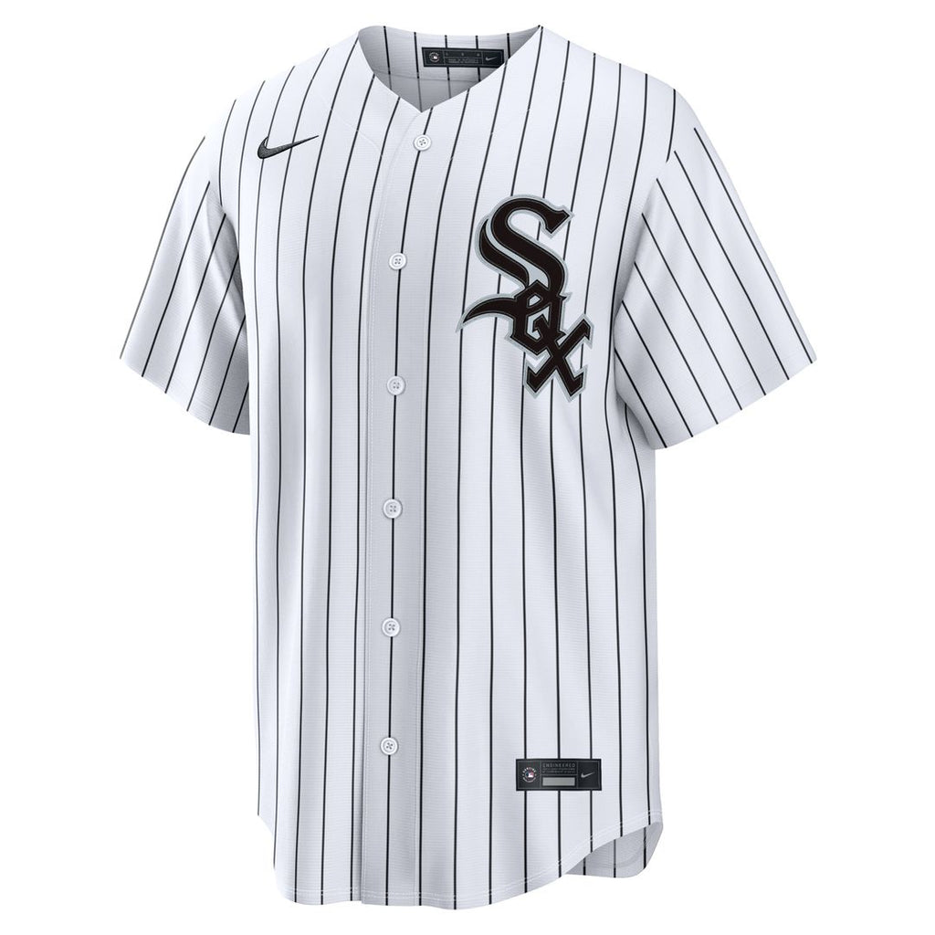 Chicago White Sox Huascar Brazoban Nike White Home Replica Jersey product image 4, provided for visual reference and product