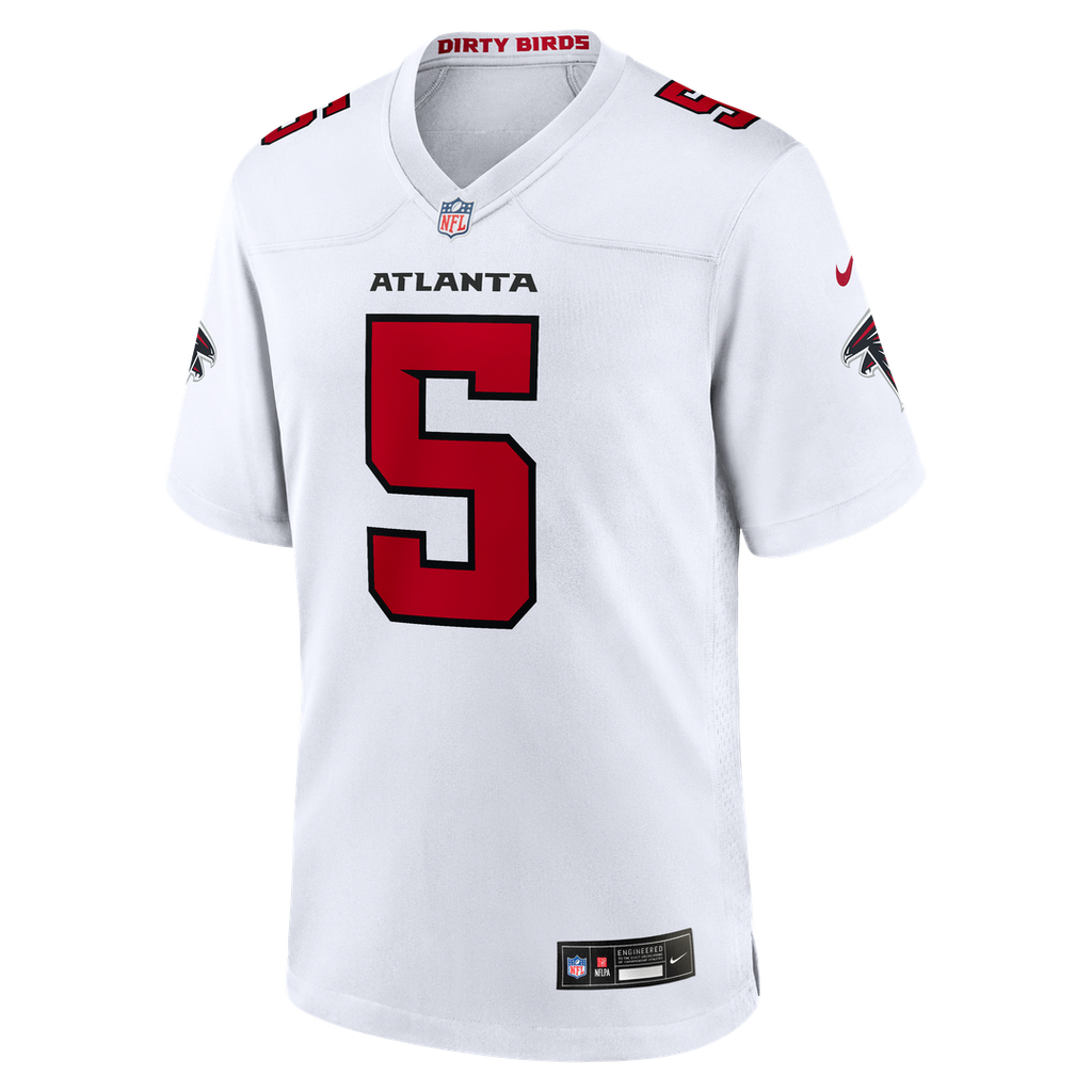 Atlanta Falcons Drake London Nike White Game Jersey product image 9, provided for visual reference and product detail review
