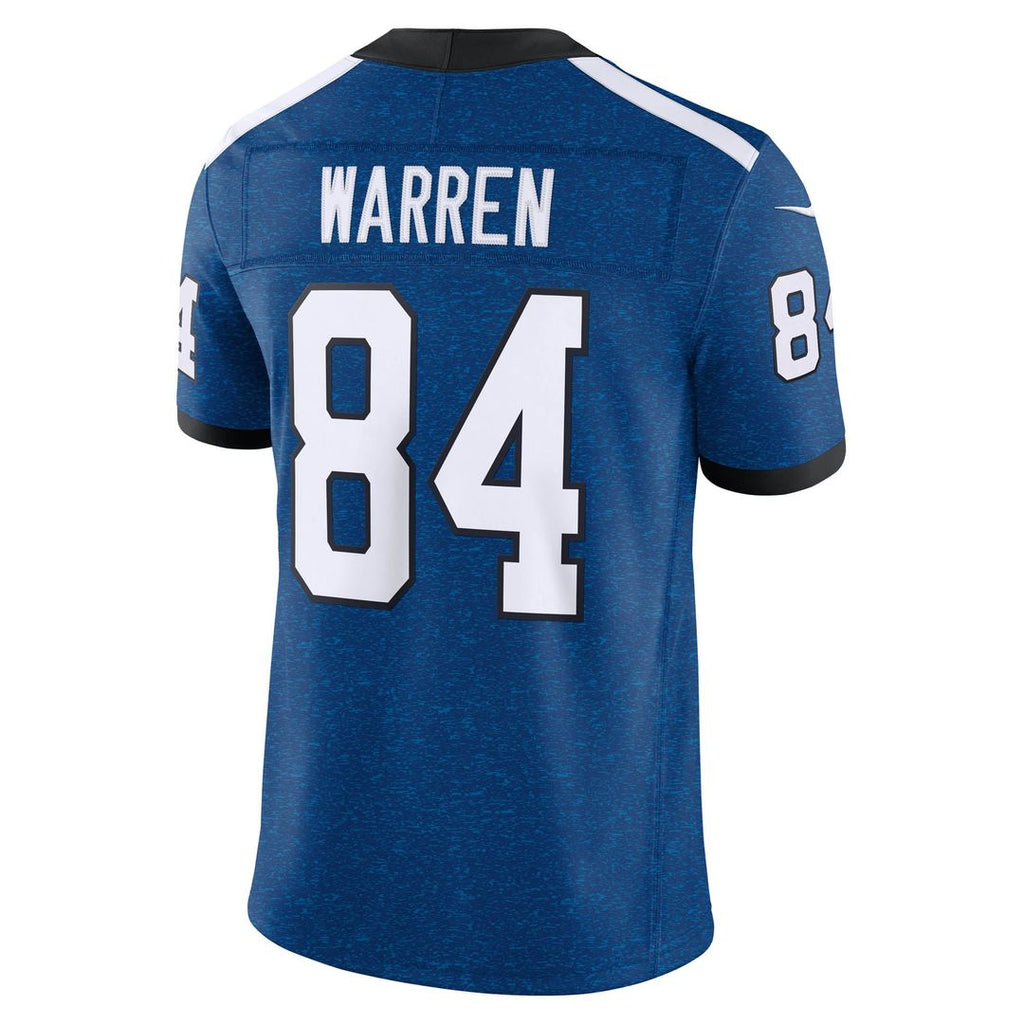 Indianapolis Colts Tyler Warren Nike Royal Alternate Indiana Nights Vapor F.U.S.E. Stitched Limited Jersey product image 3,