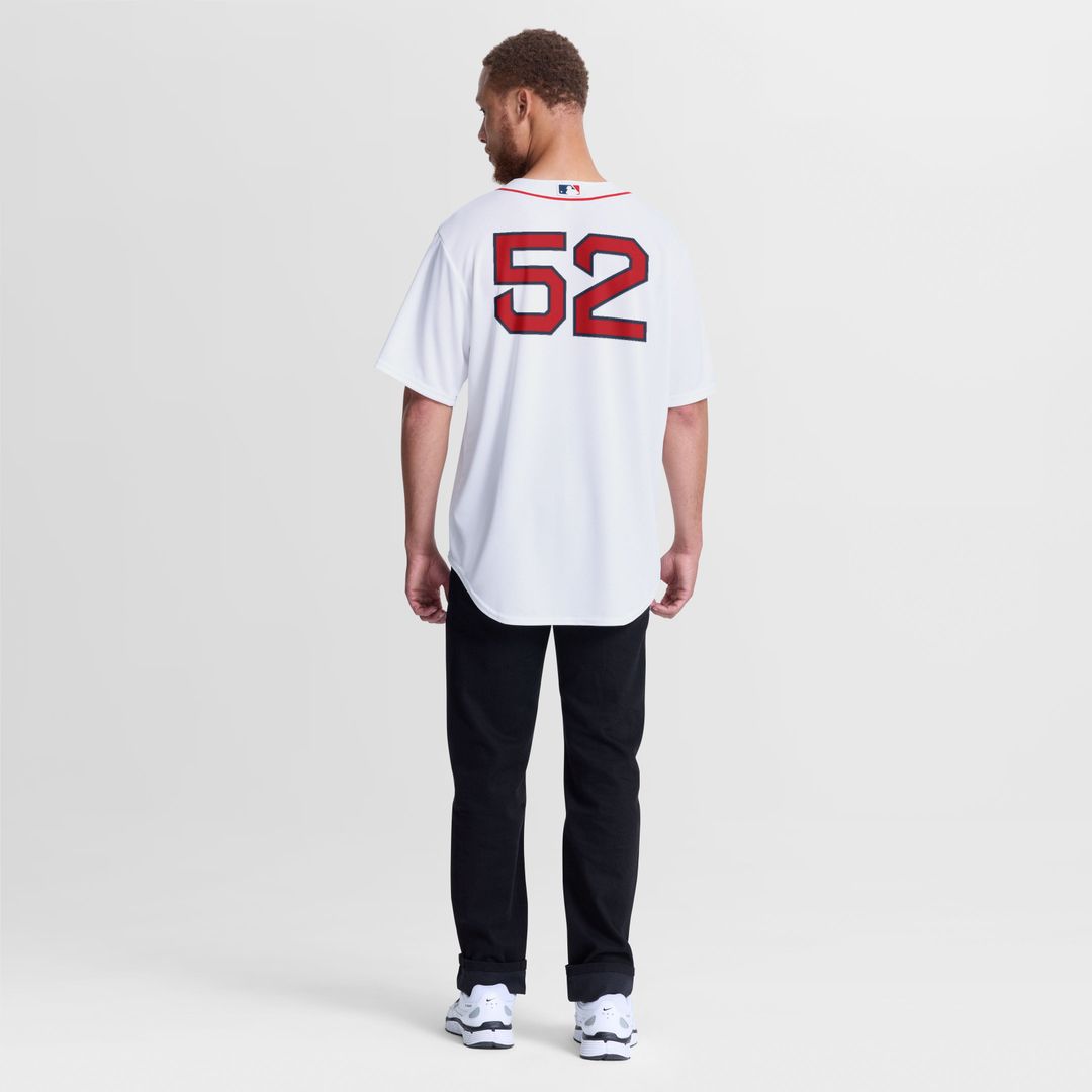 Boston Red Sox Wilyer Abreu Nike White Home Replica Jersey product image 5, provided for visual reference and product detail