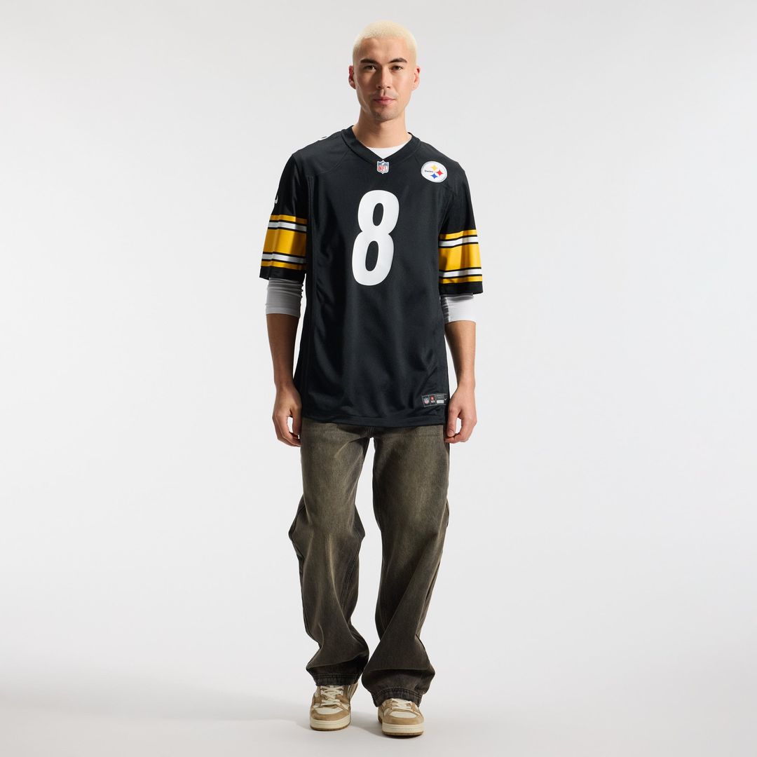 Pittsburgh Steelers Aaron Rodgers Nike White Game Jersey product image 10, provided for visual reference and product detail