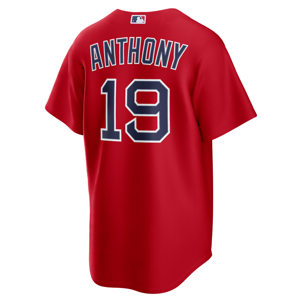 Boston Red Sox Roman Anthony Nike Red Alternate Replica Jersey product image 3, provided for visual reference and product