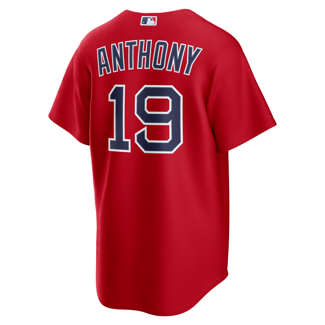 Boston Red Sox Roman Anthony Nike Red Alternate Replica Jersey product image 3, provided for visual reference and product