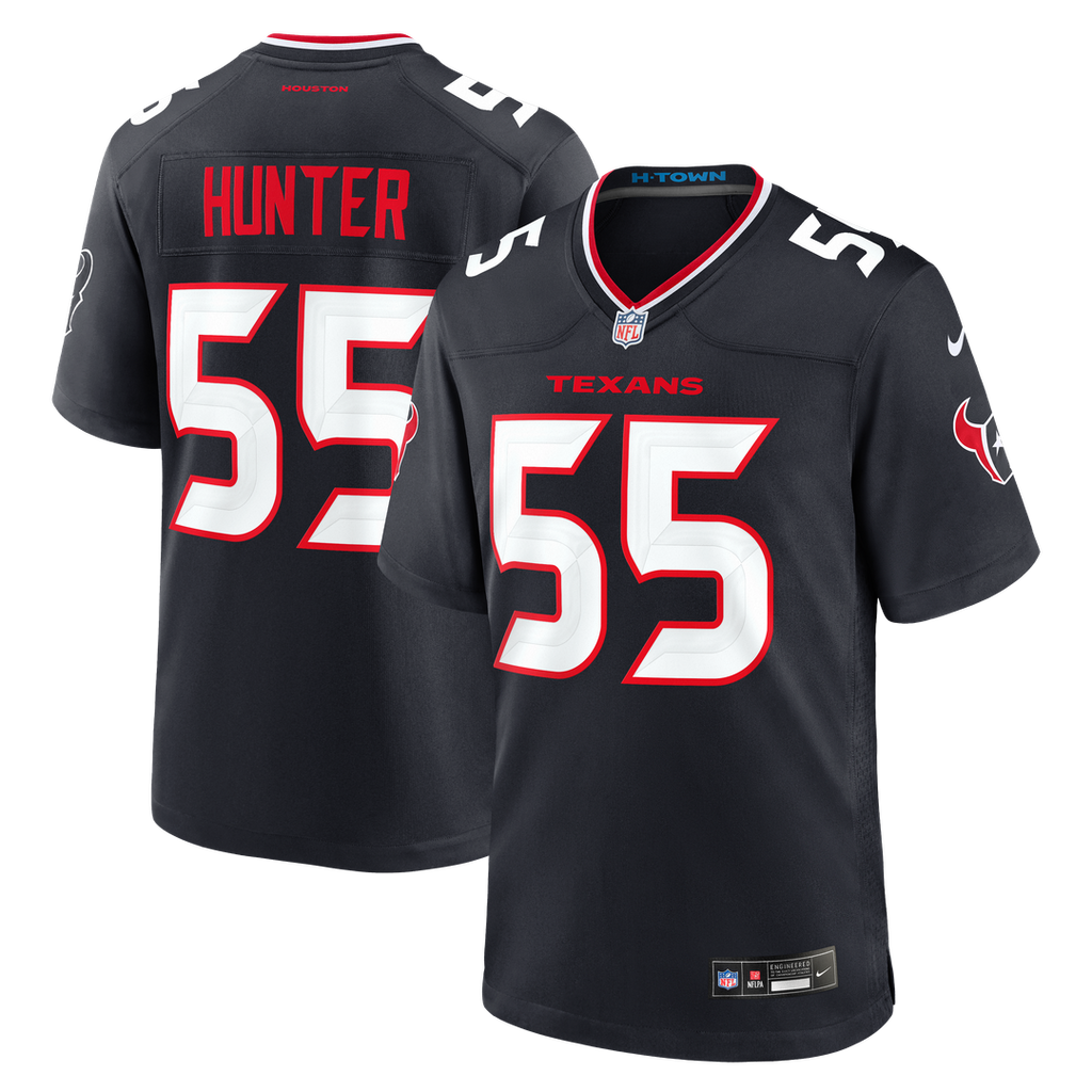 Houston Texans Danielle Hunter Nike Navy Team Game Jersey product image 1, provided for visual reference and product detail