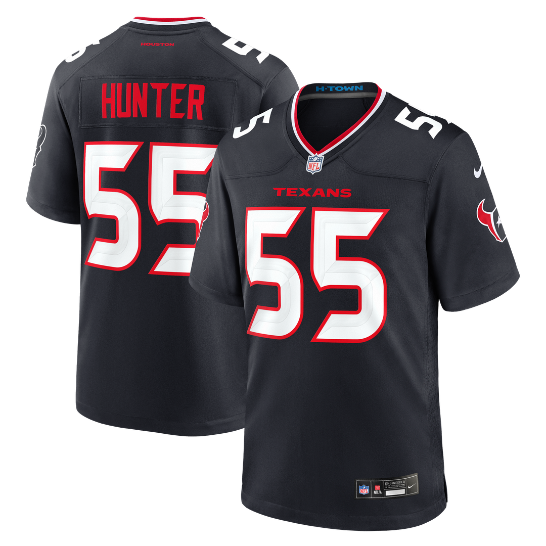 Houston Texans Danielle Hunter Nike Navy Team Game Jersey product image 1, provided for visual reference and product detail