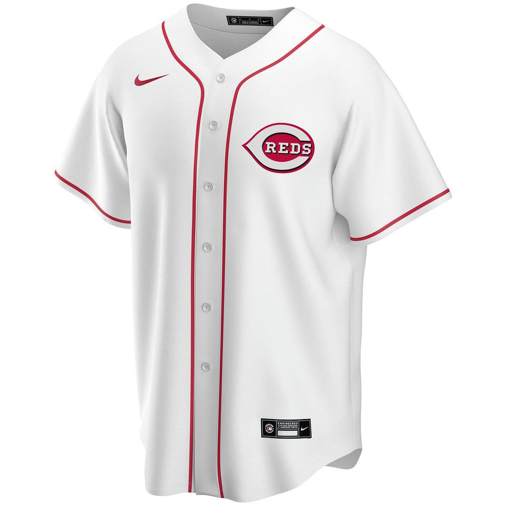 Cincinnati Reds Nike White Home Replica Custom Jersey product image 2, provided for visual reference and product detail