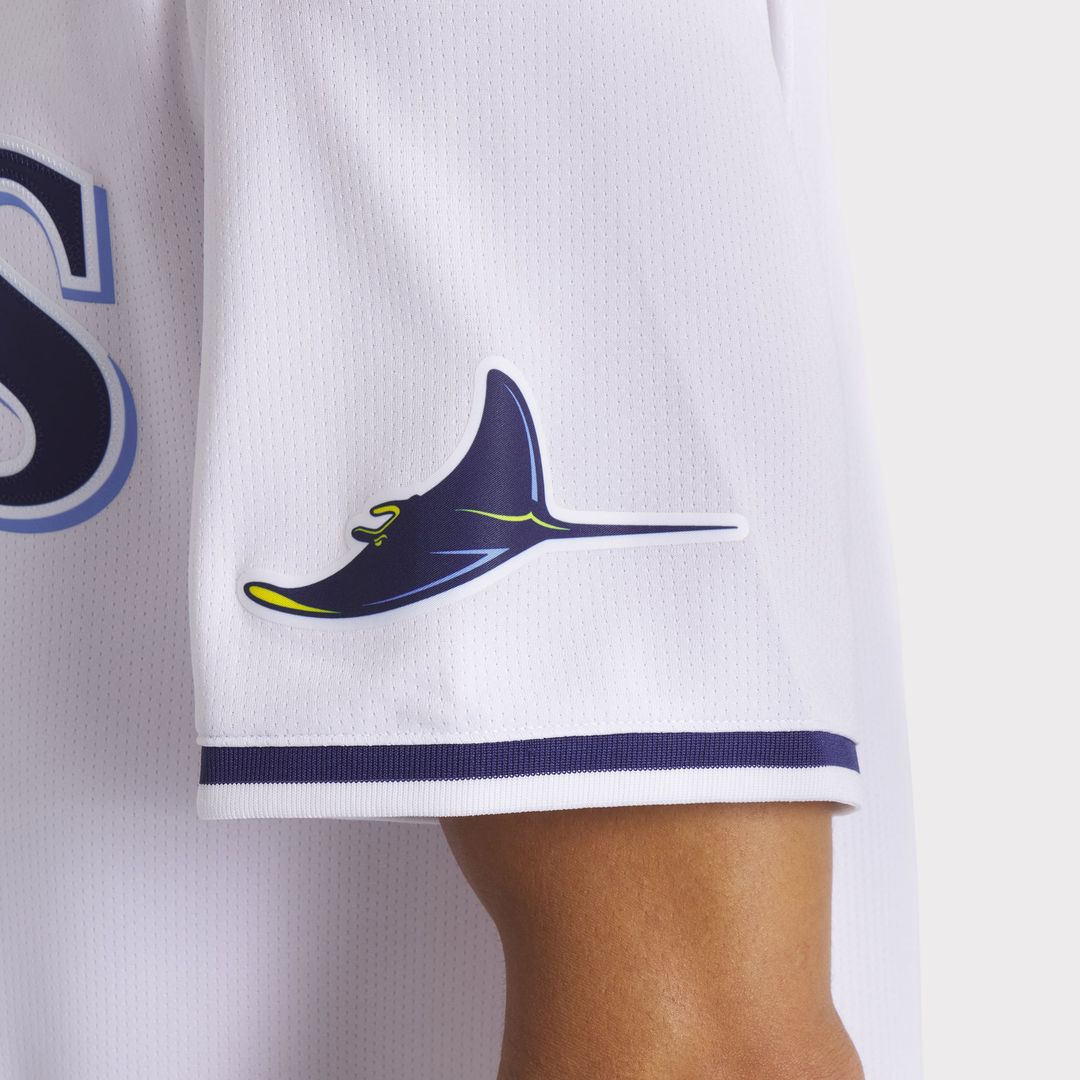 Tampa Bay Rays Nike White Home Limited Jersey product image 10, provided for visual reference and product detail review