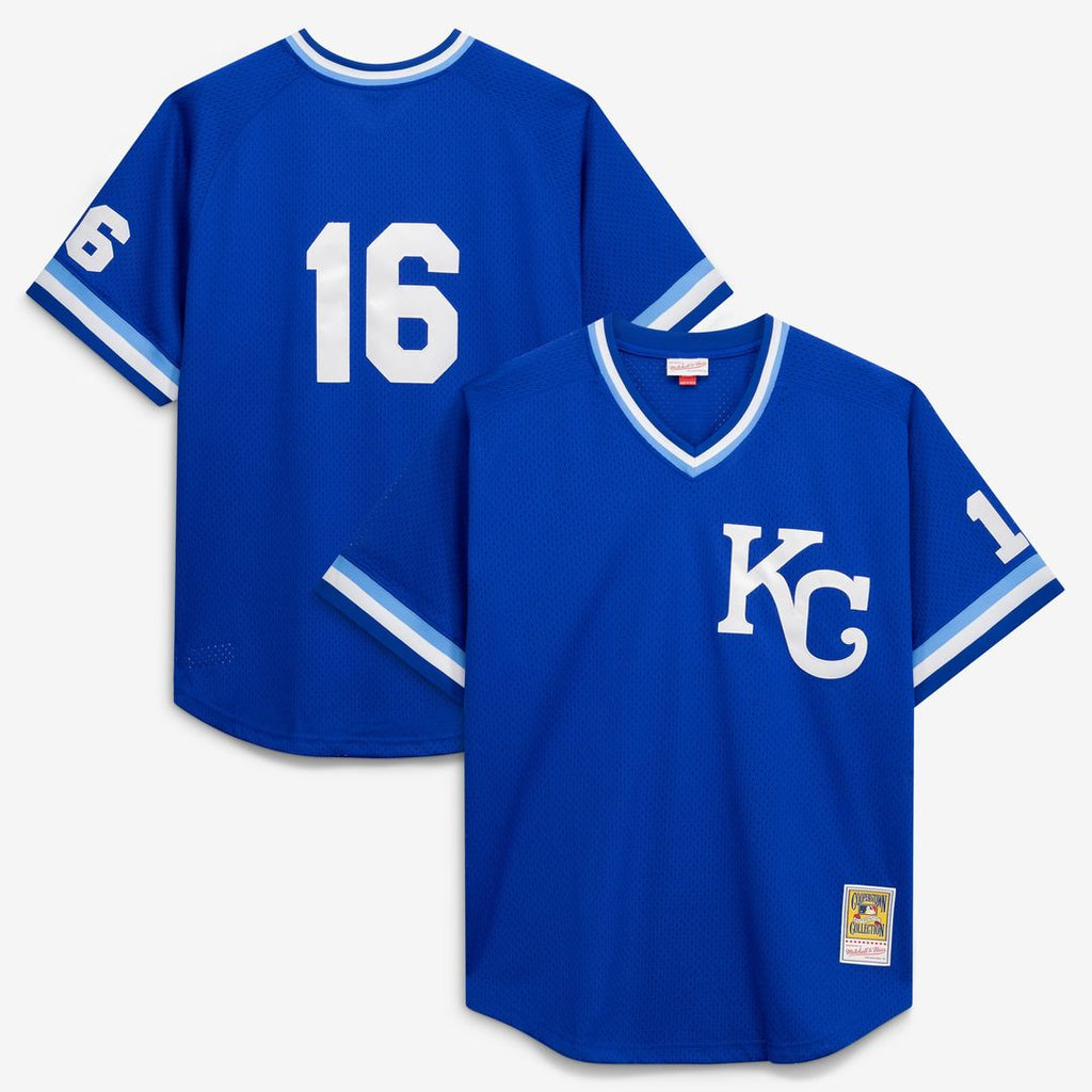 Kansas City Royals Bo Jackson Mitchell & Ness Royal Cooperstown Collection Big & Tall Mesh Batting Practice Jersey product