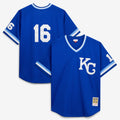 Kansas City Royals Bo Jackson Mitchell & Ness Royal Cooperstown Collection Big & Tall Mesh Batting Practice Jersey product