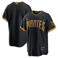 Pittsburgh Pirates Nike Black 2026 City Connect Stadium Jersey product image 1, provided for visual reference and product