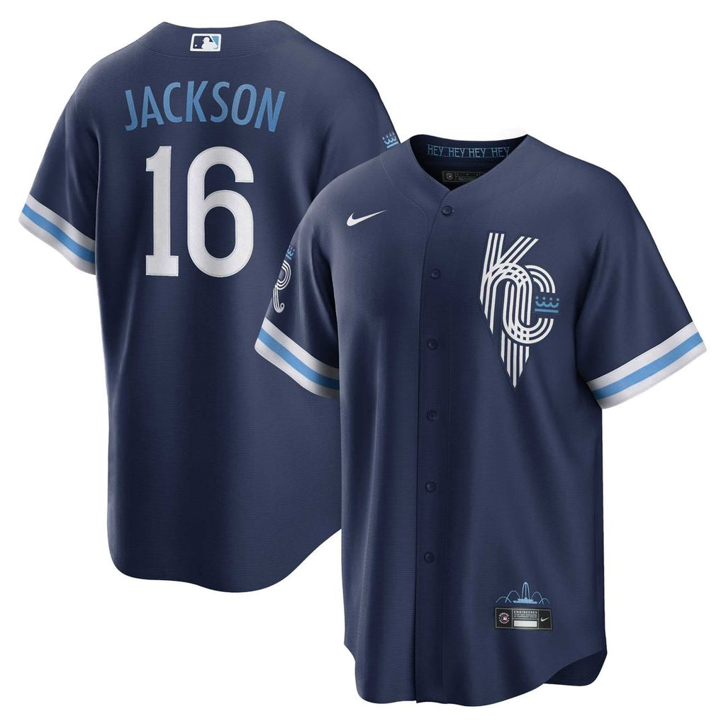 Kansas City Royals Bo Jackson Nike Navy City Connect Replica Player Jersey product image 1, provided for visual reference