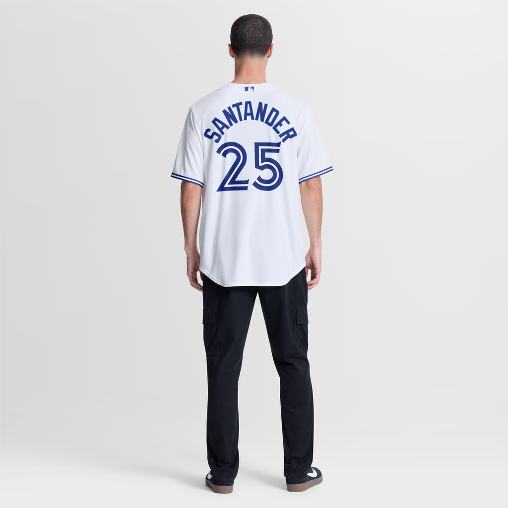 Toronto Blue Jays Anthony Santander Nike White Home Replica Jersey product image 5, provided for visual reference and