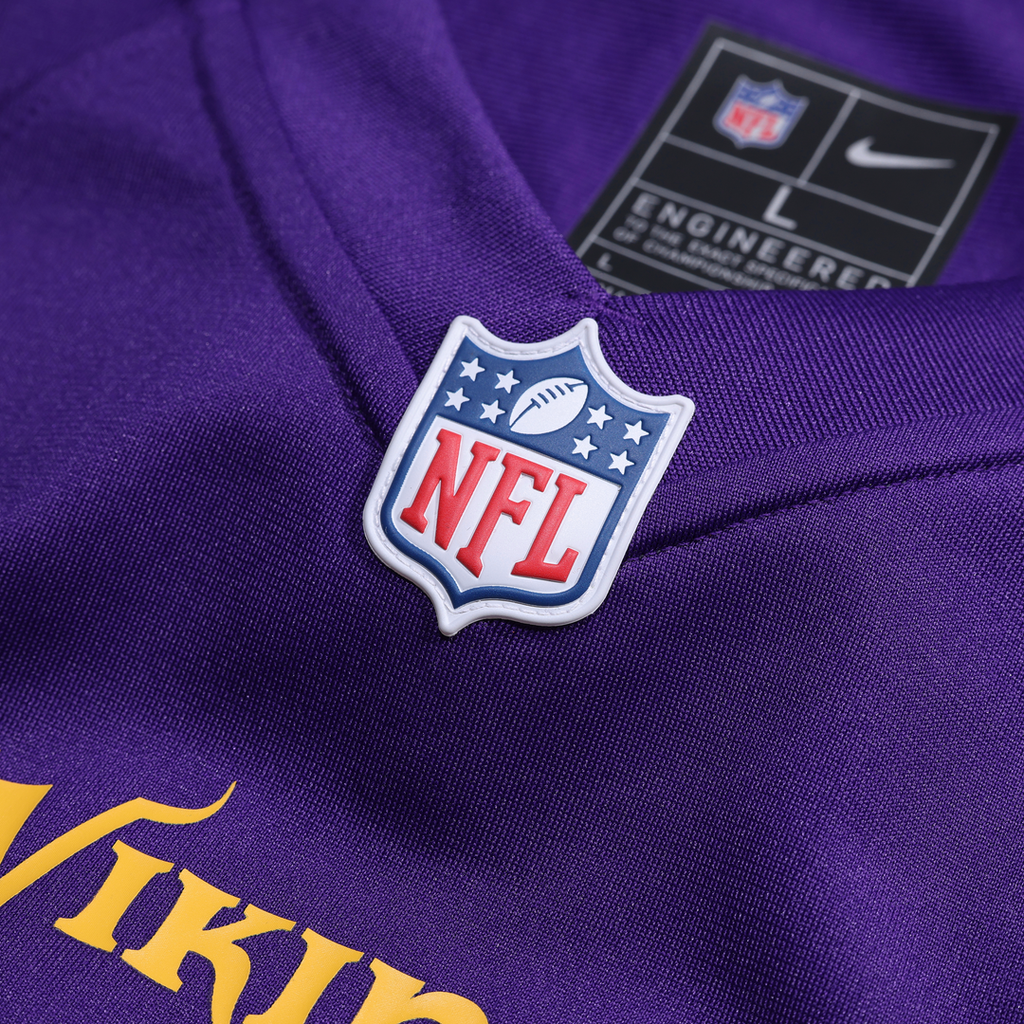 Minnesota Vikings Elijah Williams Nike Purple Team Game Jersey product image 4, provided for visual reference and product