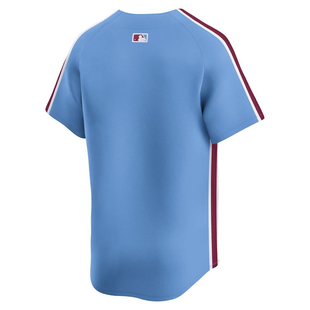 Philadelphia Phillies Nike Light Blue Alternate Limited Jersey product image 6, provided for visual reference and product