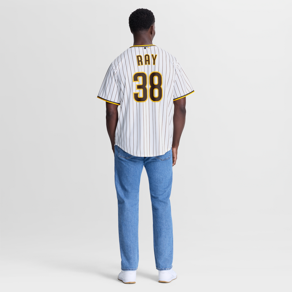 San Diego Padres Robbie Ray Nike White Home Replica Jersey product image 3, provided for visual reference and product detail