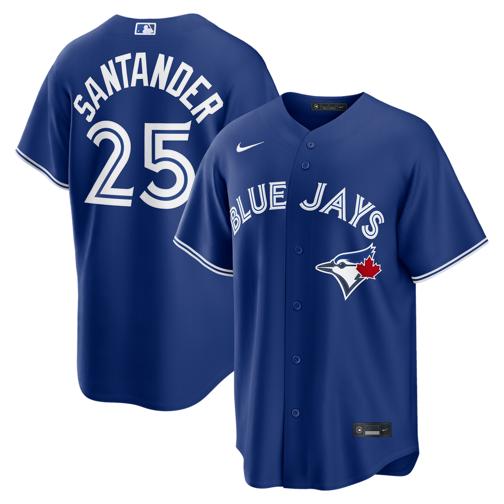 Toronto Blue Jays Anthony Santander Nike Royal Alternate Replica Jersey product image 4, provided for visual reference and
