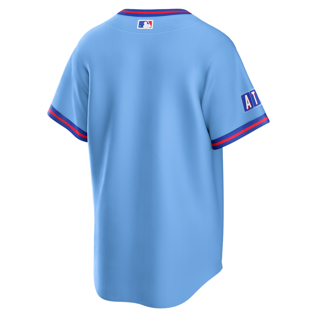 Atlanta Braves Nike Powder Blue 2026 City Connect Stadium Jersey product image 3, provided for visual reference and product