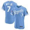 Kansas City Royals Bobby Witt Jr. Nike Light Blue Alternate Authentic Sponsor Patch Jersey product image 1, provided for