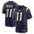 Los Angeles Chargers Cameron Dicker Nike Navy Alternate Game Jersey product image 1, provided for visual reference and