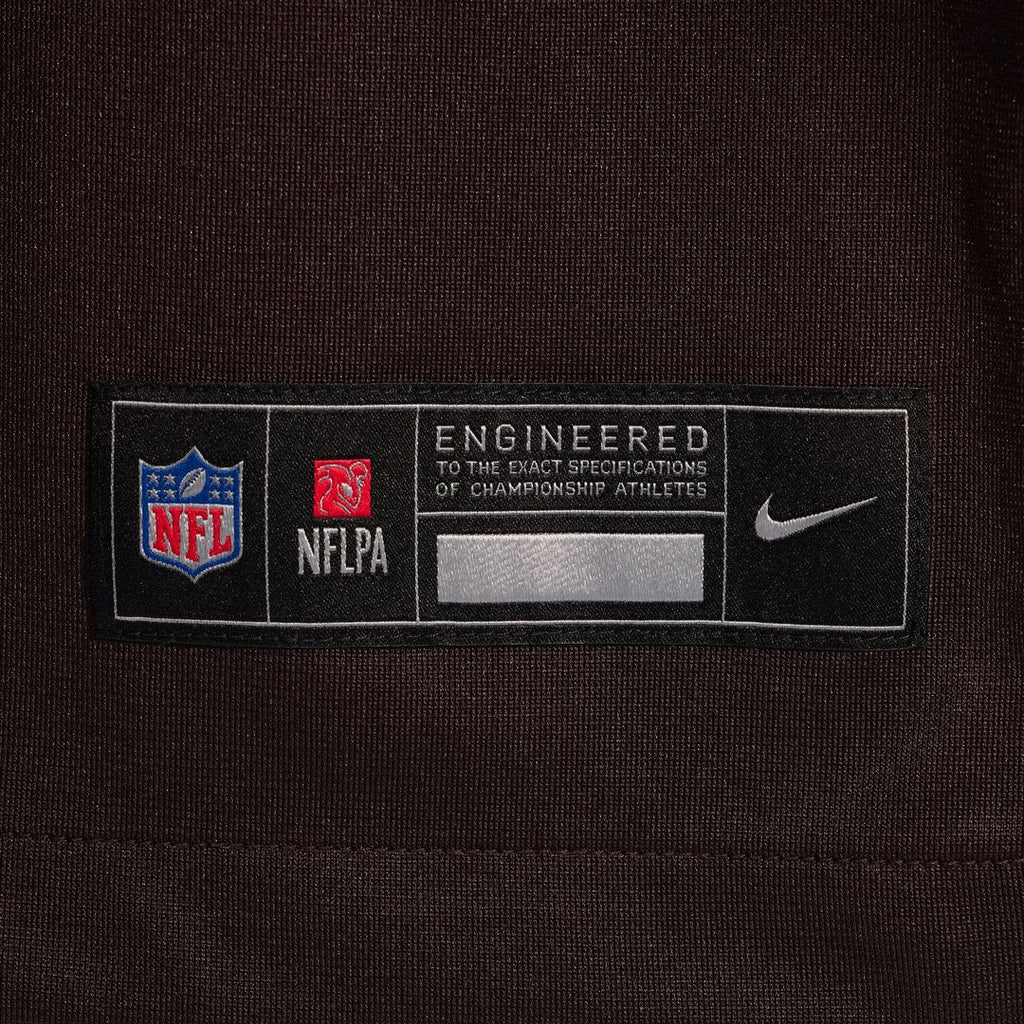 Cleveland Browns Dawand Jones Nike Brown Team Game Jersey product image 6, provided for visual reference and product detail