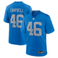Detroit Lions Jack Campbell Nike Blue Alternate Game Jersey product image 1, provided for visual reference and product