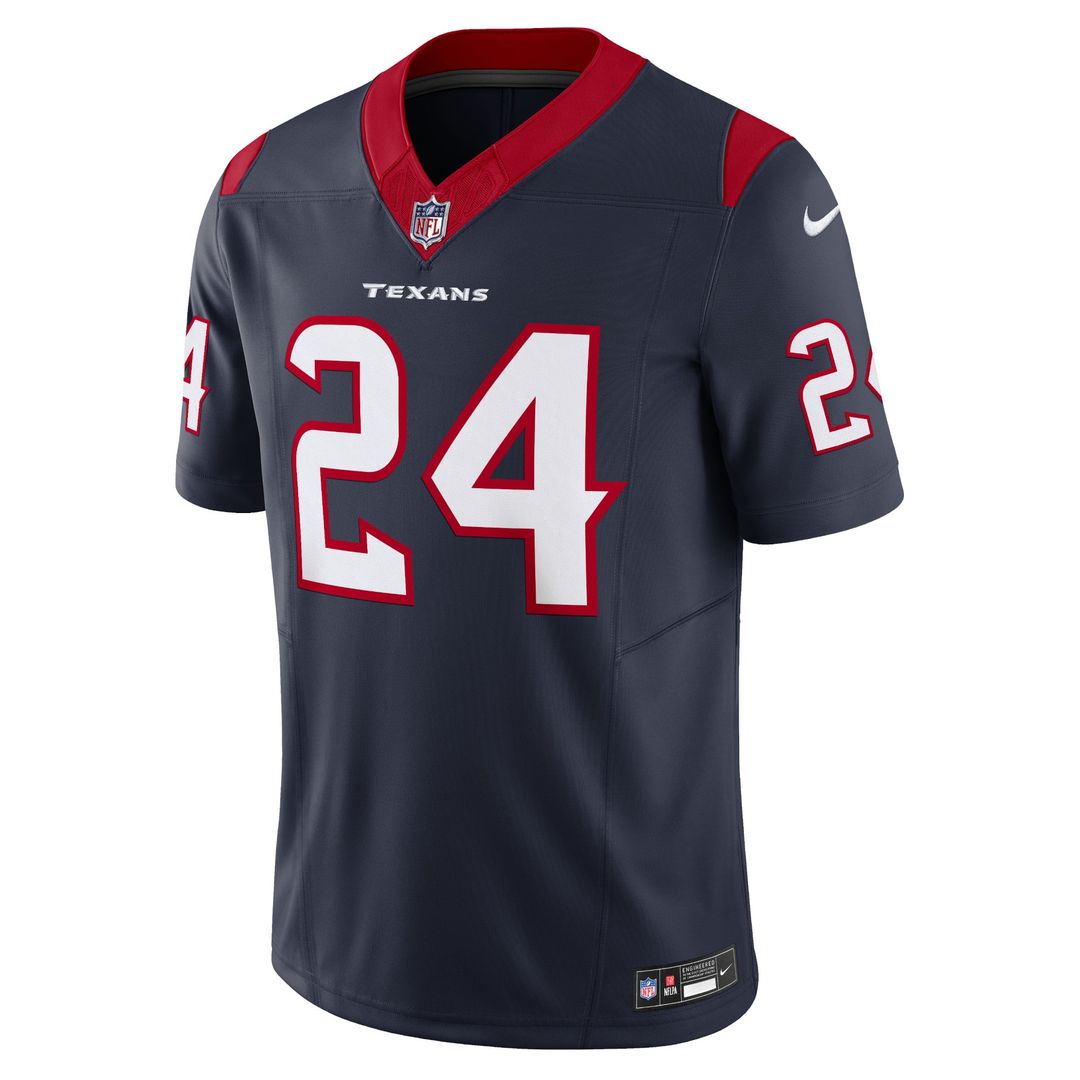 Houston Texans Derek Stingley Jr. Nike Navy Vapor F.U.S.E. Limited Jersey product image 2, provided for visual reference and