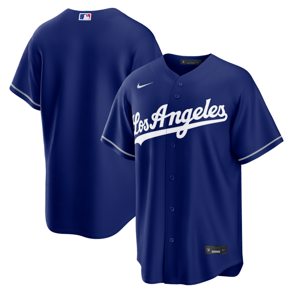 Los Angeles Dodgers Nike Royal Alternate Replica Jersey product image 4, provided for visual reference and product detail
